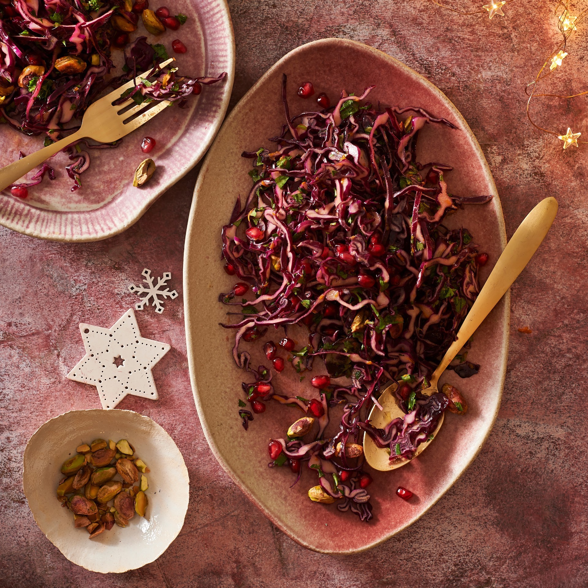 Ensalada De Repollo Rojo Con Granada Receta Hoy