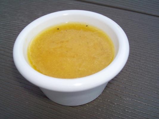 salsa de mantequilla cítrica