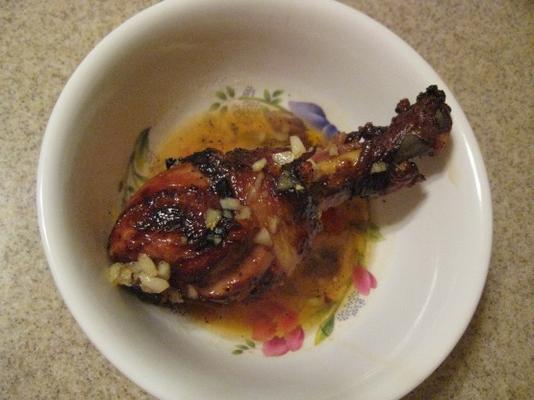 Tambor frito picante / alas con salsa de pescado