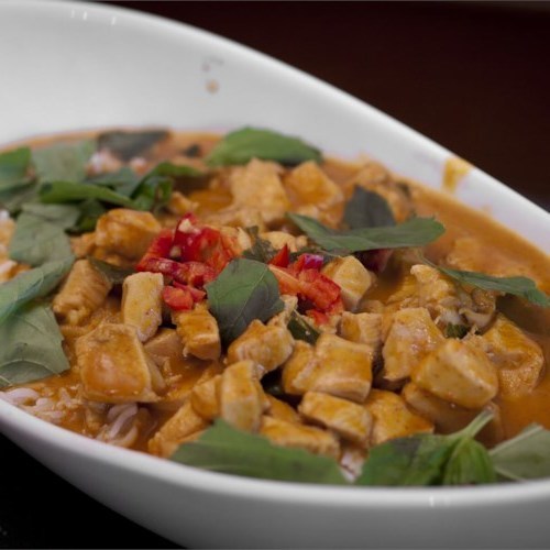 Panang de curry con pollo Panang de curry con pollo