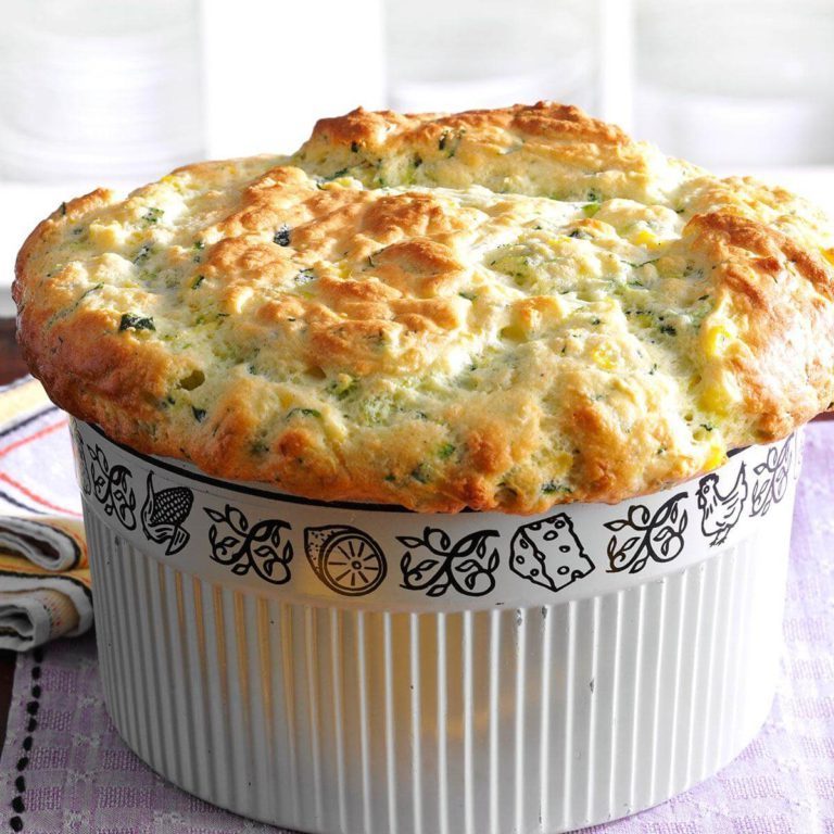 Soufflé de calabacín y maíz Receta Hoy
